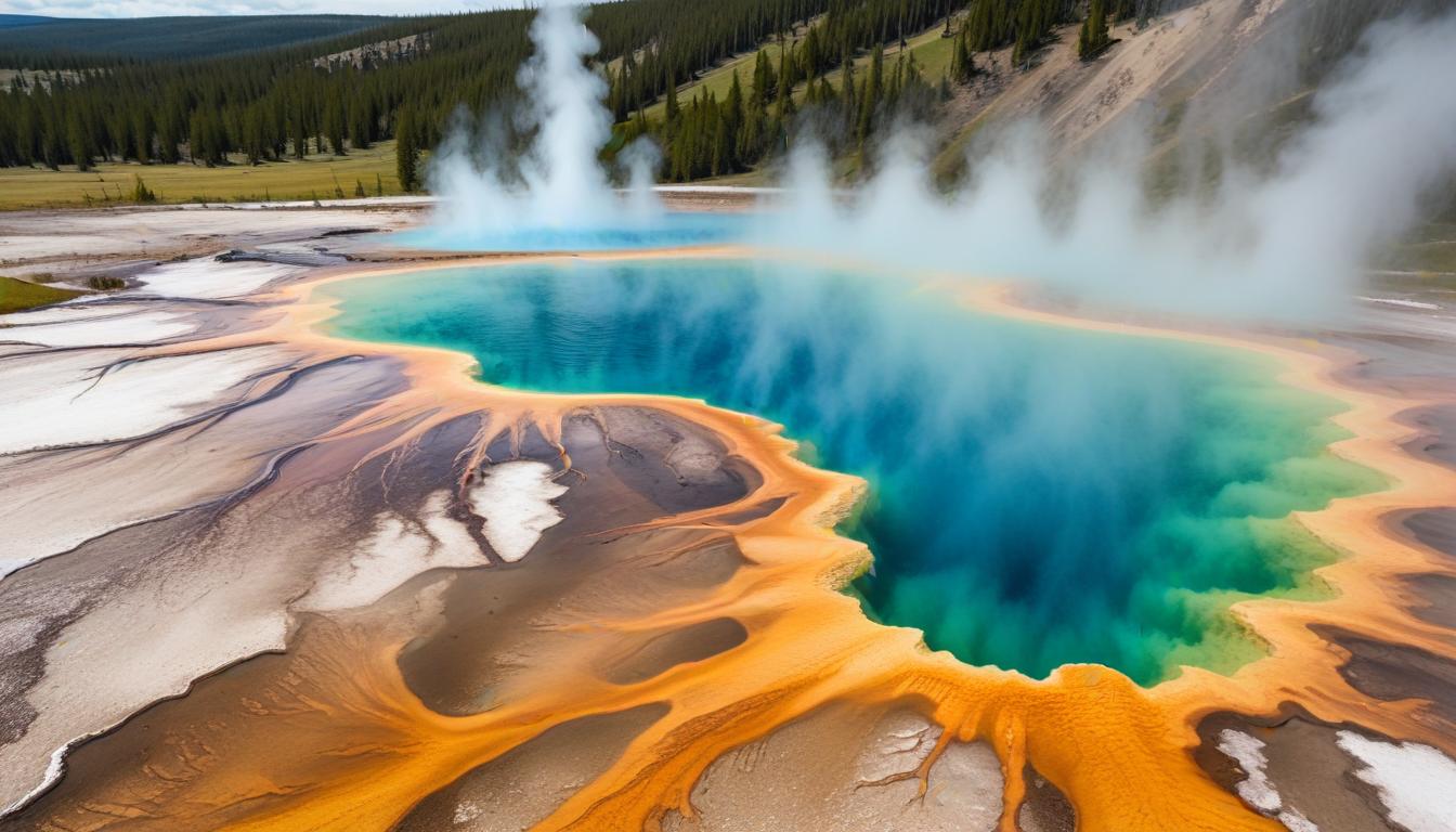 Büyüleyici Yellowstone Milli Parkı, ABD