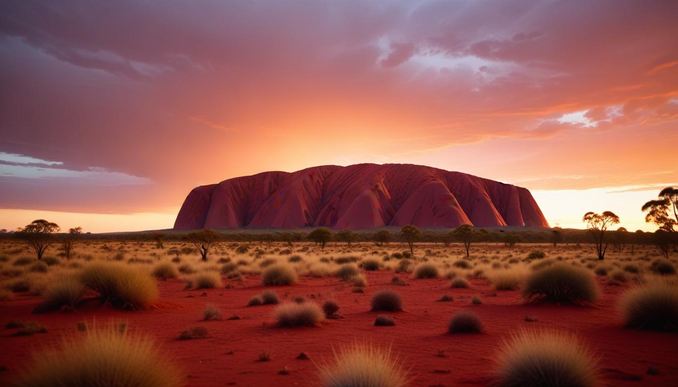 Avustralya'nın İkonik Uluru Kayası